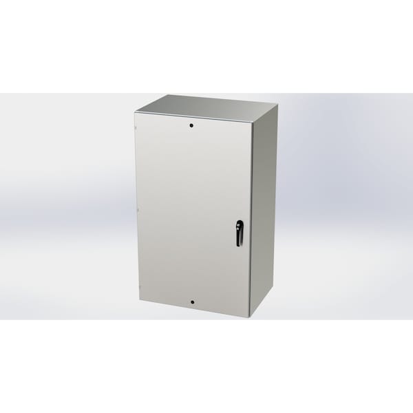 3 Point Latch with Padlock Handle Electrical Enclosures, 60 in H, 24 in D, 36 in W